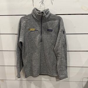 Patagonia Men's Zip-Up Sweater in Heather Gray